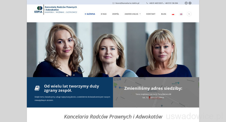 Kancelaria Radców Prawnych i Adwokatów Kamińska, Woźniak, Złotkiewicz Sp.j.