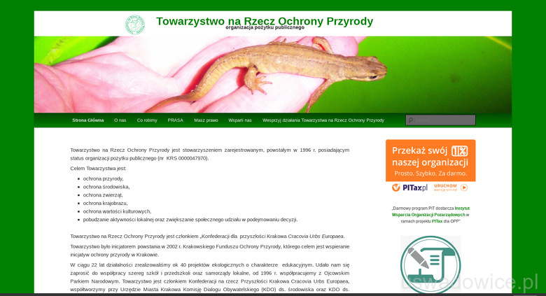 TOWARZYSTWO NA RZECZ OCHRONY PRZYRODY