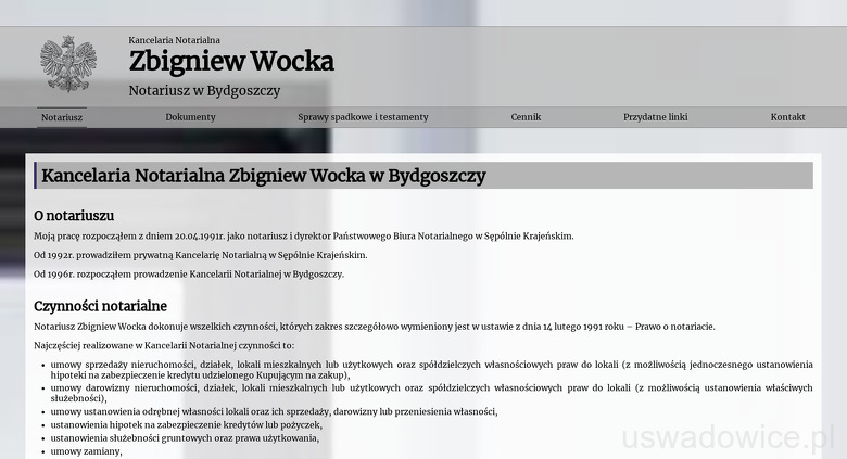 Kancelaria Notarialna Zbigniew Wocka