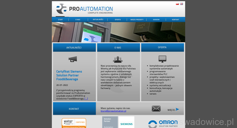 PROAUTOMATION SP Z O O