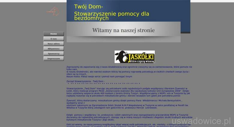 TWÓJ DOM STOWARZYSZENIE POMOCY DLA BEZDOMNYCH